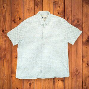 NWT Vintage Silk Men's Shirt Short Sleeve Hawaiian‎ Floral All Over XXL